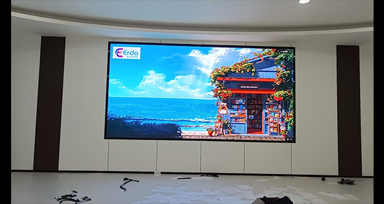 四川省达州市P2全彩屏嵌入